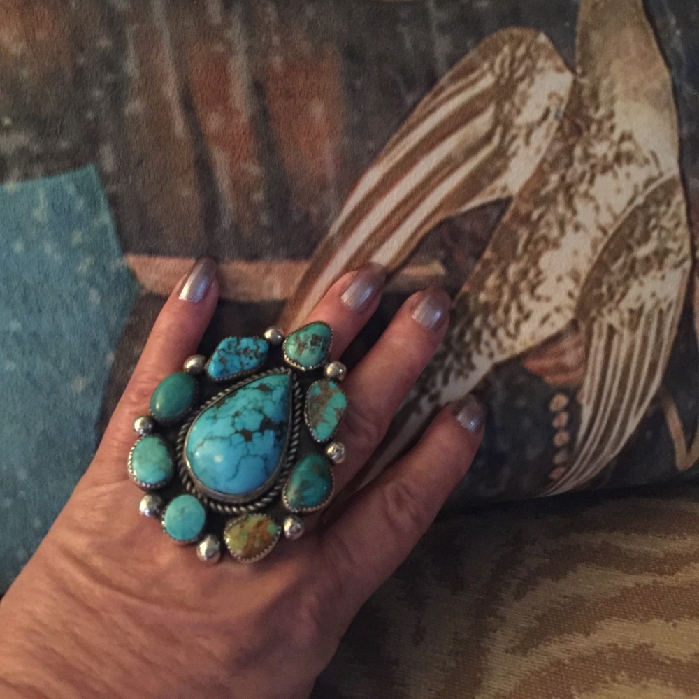 Chunky Turquoise Ring